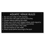 State Pool Sign - Pool Rules - New Mexico