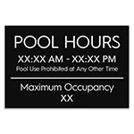 State Pool Sign - Pool Rules - New York Compliant
