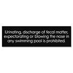 State Pool Sign - Pool Rules - New York Compliant