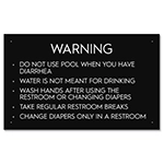 State Pool Sign - Pool Rules - Ohio Compliant
