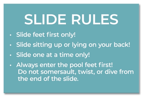 State Pool Sign - Pool Rules - Oregon Compliant