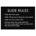 State Pool Sign - Pool Rules - Oregon Compliant