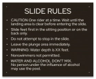 State Pool Sign - Pool Rules - Oregon Compliant