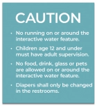 State Pool Sign - Pool Rules - Utah Compliant