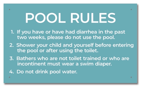 State Pool Sign - Pool Rules - Virginia Compliant