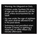 State Pool Sign - Pool Rules - Virginia Compliant