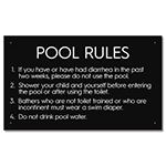 State Pool Sign - Pool Rules - Virginia Compliant