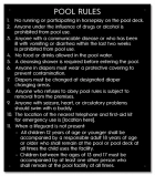 State Pool Sign - Pool Rules - WA Compliant