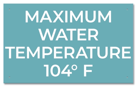 State Pool Sign - Spa Rules - Arkansas Compliant