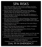 State Pool Sign - Spa Rules - Georgia Compliant