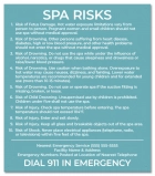 State Pool Sign - Spa Rules - Georgia Compliant