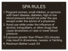 State Pool Sign - Spa Rules - Indiana Compliant