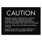 State Pool Sign - Spa Rules - Minnesota Compliant