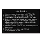 State Pool Sign - Spa Rules - Mississippi