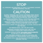 State Pool Sign - Spa Rules - Mobile, AL Compliant