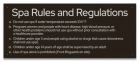 State Pool Sign - Spa Rules - Montgomery, AL Compliant