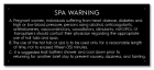 State Pool Sign - Spa Rules - Rhode Island