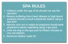 State Pool Sign - Spa Rules - WA Compliant