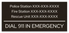 State Pool Signs - Emergency - Tennessee Compliant