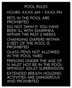 State Pool Signs - Pool Rules - Texas Compliant