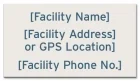 Texas Emergency Phone Location Sign