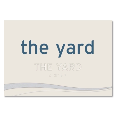 "the yard" Sign