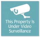 Video Surveillance Sign - Acrylic