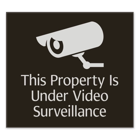 Video Surveillance Sign - Acrylic