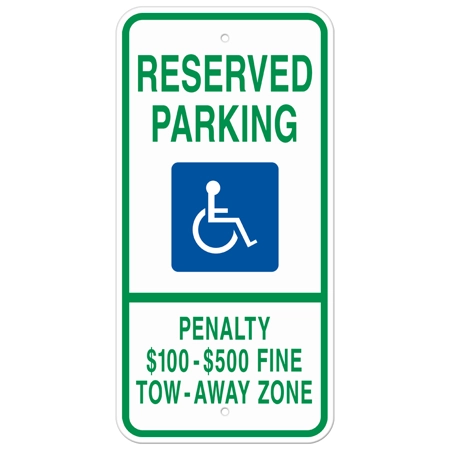Virginia - Reserved Parking With ISA Symbol