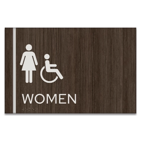 Women Sign w/Female & ISA Symbols