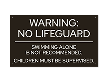 Pool/Spa Signs