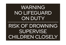 Pool/Spa Signs