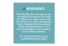 Prop 65 Signs