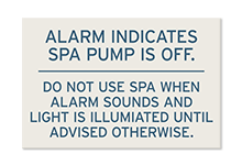 Pool/Spa Signs