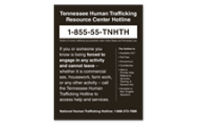 Human Trafficking Signs