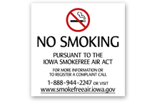 No Smoking Signs