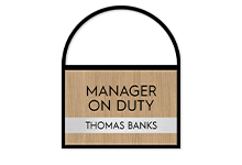 Manager on Duty Signs