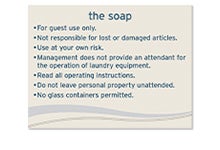 Fitness Center/Laundry Rules