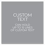 15-Line General Informational Sign