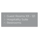 3-Line Directional Sign