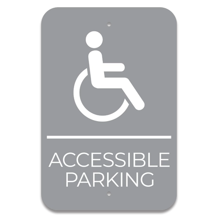 Accessible Parking Sign w/ISA Symbol