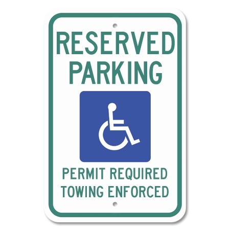 Arkansas Reserved Parking with ISA Symbol