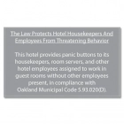 CA Housekeeper Protection Notice - 3 Pk - Acrylic