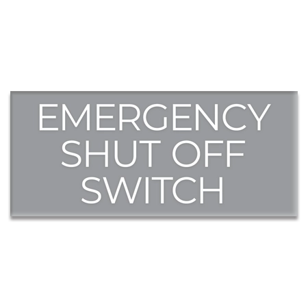 Emergency Shut-Off Switch