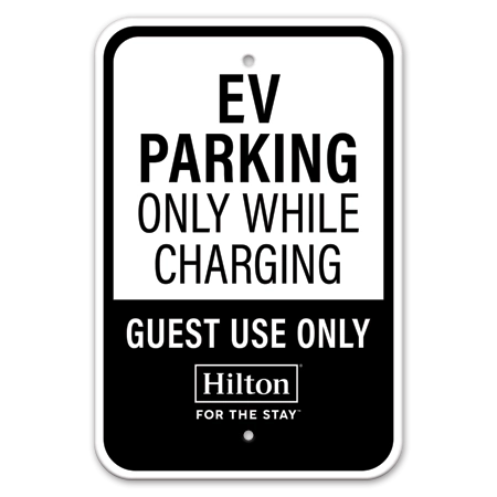 EV Parking Sign - Only While Charging