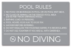 Florida Splash Pad Rules Signage