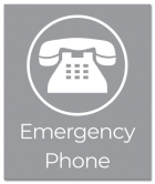 Illinois Emergency Phone Sign