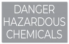 Indiana Hazardous Chemicals Sign