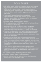 Kentucky Pool Rules Sign