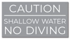 Maricopa County, Arizona No Diving Sign